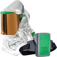 Respirateur &agrave; chaleur radiante Z-Link avec souffleur & montage &agrave; la ceinture, Respirateur &agrave; masque/Capuchon & visi&egrave;re, Pile Lithium-ion Southpoint Industrial Supply