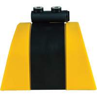 HAZLOK Safety Barrier System, Plastic, Magnetic Mount, 30', Black and Yellow Tape Southpoint Industrial Supply
