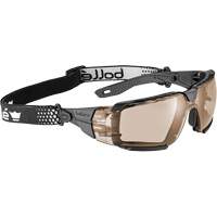 Lunettes de s&eacute;curit&eacute; RUSH+ 2.0 XP avec monture noire et grise, M/G, Lentille Cuivre, Antibu&eacute;e/Anti-&eacute;gratignures, ANSI Z87+ Southpoint Industrial Supply