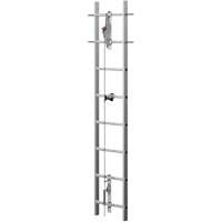 Syst&egrave;me antichute &agrave; c&acirc;ble pour &eacute;chelle verticale VI-Go, Acier galvanis&eacute; Southpoint Industrial Supply