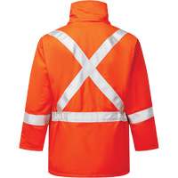 Avenger 9 oz High-Visibility Insulated Parka, Style 515, Men's, X-Small, Orange Southpoint Industrial Supply
