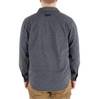 Chemise en flanelle GRIDIRON, Hommes, Petit, Gris Southpoint Industrial Supply
