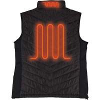 N-Ferno&reg; Rechargeable Heated Vest with Battery Power Bank, Men's/Unisex/Women's, Small, Black Southpoint Industrial Supply