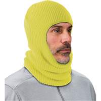 N-Ferno&reg; 2-Layer Rib Knit Freezer Balaclava Face Mask, Acrylic, High-Visibility Lime Green Southpoint Industrial Supply