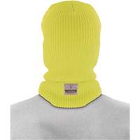 N-Ferno&reg; 2-Layer Rib Knit Freezer Balaclava Face Mask, Acrylic, High-Visibility Lime Green Southpoint Industrial Supply