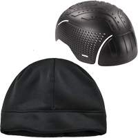N-Ferno&reg; Zippered Winter Beanie Hat & Bump Cap Insert, Fleece Lining, Medium/Small, Black Southpoint Industrial Supply