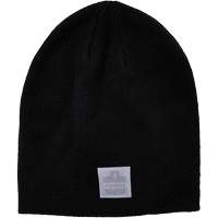 N-Ferno&reg; Rib Knit Winter Hat, Acrylic Lining, One Size, Black Southpoint Industrial Supply