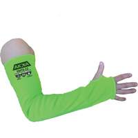 Manchon &agrave; haute protection contre la coupe, PEHP/Polyester/Spandex/Acier inoxydable, 22", ASTM ANSI niveau A6/EN 388 niveau F, Vert Southpoint Industrial Supply