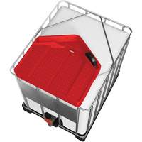 Grand entonnoir rouge en poly&eacute;thyl&egrave;ne r&eacute;sistant aux produits chimiques pour GRV, capacit&eacute; de 3,9 gal. Southpoint Industrial Supply