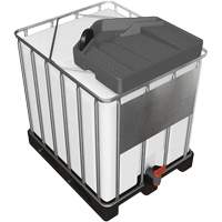 Grand entonnoir gris en poly&eacute;thyl&egrave;ne r&eacute;sistant aux produits chimiques pour GRV, capacit&eacute; de 3,9 gal. Southpoint Industrial Supply