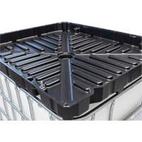 Ensemble dentonnoir GRV noir pleine grandeur de 30 gal Southpoint Industrial Supply
