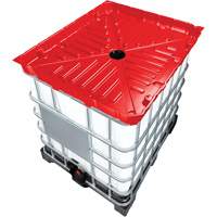 Entonnoir GRV pleine grandeur de 30 gal en poly&eacute;thyl&egrave;ne rouge r&eacute;sistant aux produits chimiques Southpoint Industrial Supply