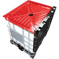 Ensemble dentonnoir GRV rouge pleine grandeur de 30 gal Southpoint Industrial Supply