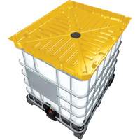 Entonnoir GRV pleine grandeur de 30 gal en poly&eacute;thyl&egrave;ne jaune r&eacute;sistant aux produits chimiques Southpoint Industrial Supply