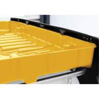 Entonnoir GRV pleine grandeur de 30 gal en poly&eacute;thyl&egrave;ne jaune r&eacute;sistant aux produits chimiques Southpoint Industrial Supply