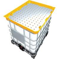 Ensemble dentonnoir GRV jaune pleine grandeur de 30 gal Southpoint Industrial Supply