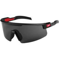 Wraparound Safety Glasses, Black Lens, Anti-Scratch, ANSI Z87+/Meets/Exceeds CSA Z94.3 Southpoint Industrial Supply