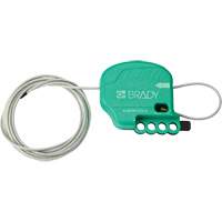 Mini All-Purpose Cable Lockout with Steel Cable, 8' Length Southpoint Industrial Supply
