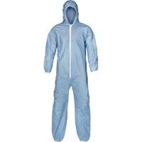 Pyrolon&reg; Plus 2 FR Coveralls, Small, Blue, FR Treated Fabric Southpoint Industrial Supply