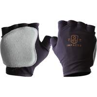 Gants antichocs sans doigts, main droite, T-petit, Paume en Cuir refendu, Poignet &agrave; enfiler Southpoint Industrial Supply