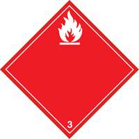 Plaque-&eacute;tiquette TMD liquides inflammables, Plastique Southpoint Industrial Supply