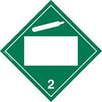 Non-Toxic Gas TDG Placard, Plastic Southpoint Industrial Supply