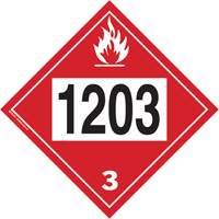 1203 Gasohol & Gasoline Flammable Liquid TDG Placard, Plastic Southpoint Industrial Supply