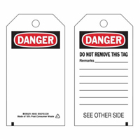 &eacute;tiquettes de s&eacute;curit&eacute; auto-plastifiantes, Polyester, 3" la x 5-3/4" h, Anglais Southpoint Industrial Supply