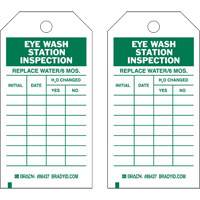 Inspection Record Tags, Polyester, 4" W x 7" H, English Southpoint Industrial Supply