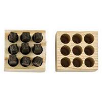 Number Steel Stamp Punch Set, # 4/6/3/2/1/8/9/7/5, 1/4" Southpoint Industrial Supply