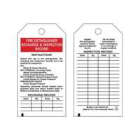 Inspection Record Tags, Polyester, 3" W x 5-3/4" H, English Southpoint Industrial Supply