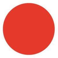 &eacute;tiquettes rondes inscriptibles, Cercle, 1,5" lo x 1,5" la, Rouge Southpoint Industrial Supply