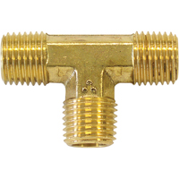 Male Pipe Tee, Brass, 1/8" Southpoint Industrial Supply