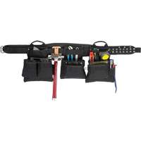 Ceinture &agrave; outils professionnelle pour menuisier, Polyester, Noir Southpoint Industrial Supply