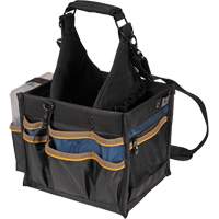 Grands porte-outils pour &eacute;lectriciens et travaux de maintenance, Polyester, 23 pochettes, Noir Southpoint Industrial Supply