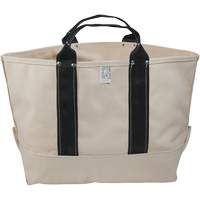 Sac &agrave; outils robuste de 17", Toile, 1 pochettes, Beige/Noir Southpoint Industrial Supply