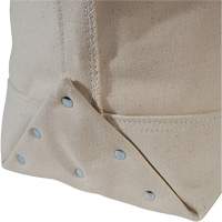 Sac &agrave; outils robuste de 17", Toile, 1 pochettes, Beige/Noir Southpoint Industrial Supply