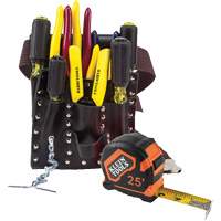 Electricians Tool Set, Leather, White Southpoint Industrial Supply