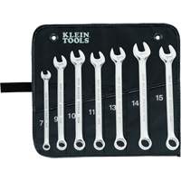Wrench Set with Pouch, Combination, 7 Pieces, Metric Southpoint Industrial Supply