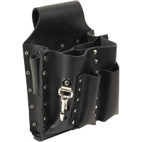 Tool Pouch, Multiple Tool Holder, Leather, 8 Pockets Southpoint Industrial Supply