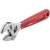 Adjustable Wrench, 4-1/2" L, 1/2" Max Width, Chrome/Polished Southpoint Industrial Supply