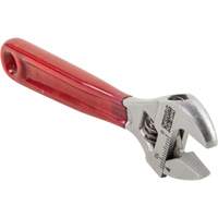 Adjustable Wrench, 4-1/2" L, 1/2" Max Width, Chrome/Polished Southpoint Industrial Supply