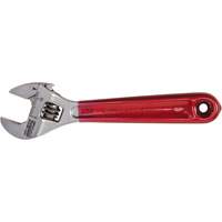Adjustable Wrench, 4-1/2" L, 1/2" Max Width, Chrome/Polished Southpoint Industrial Supply