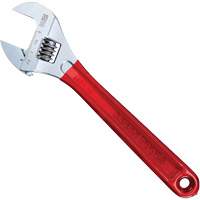 Adjustable Wrench, Extra Capacity, 12" L, 1-1/2" Max Width, Chrome Southpoint Industrial Supply