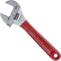 Adjustable Wrench, Extra Capacity, 8" L, 1-1/8" Max Width, Chrome Southpoint Industrial Supply