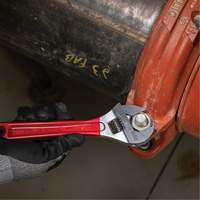 Adjustable Wrench, Extra Capacity, 8" L, 1-1/8" Max Width, Chrome Southpoint Industrial Supply