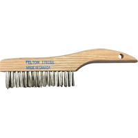 Brosses de nettoyage &agrave; manche en patin, Acier inoxydable, 4 x 16 rangs de fils, Longueur 10" Southpoint Industrial Supply