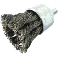 Knotted Wire End Brushes, 1" Dia., 0.020" Wire Dia., 1/4" Shank Southpoint Industrial Supply