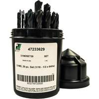 Heavy-Duty Drill Bit Set , 29 Pieces, High Speed Steel Southpoint Industrial Supply