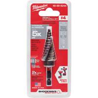 Foret &eacute;tag&eacute; #4 Shockwave Impact Duty, 3/16" - 7/8", Incr&eacute;ments de 1/16", Titane Southpoint Industrial Supply